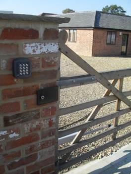 Electric gated access to the site outside trading hours.